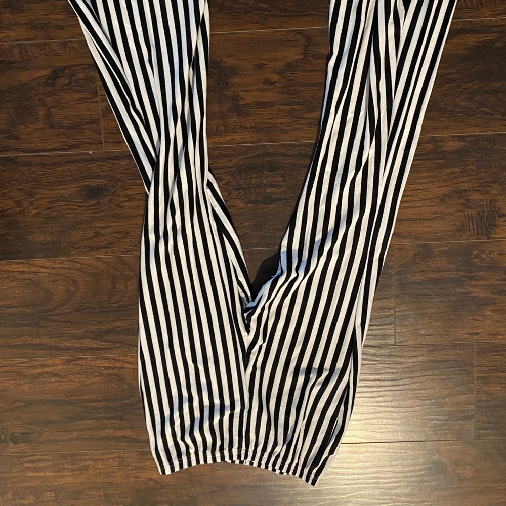 Large pin stripe boutique flares